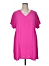 GeeGee Solid Pink Casual Dress Size no size - photo 1