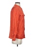 J.Crew Polka Dots Orange Long Sleeve Silk Top Size 0 - photo 4