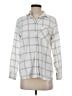 J.Crew 100% Cotton Plaid Gray Long Sleeve Button-Down Shirt Size S - photo 1