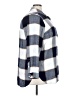 Torrid Checkered-gingham Blue Long Sleeve Button-Down Shirt Size 3X Plus (3) - photo 4