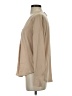 Ann Taylor 100% Polyester Tan Long Sleeve Blouse Size XS - photo 5