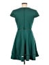 Francesca's Solid Teal Green Casual Dress Size M - photo 2