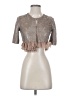 BCBGMAXAZRIA 100% Polyester Silver 3/4 Sleeve Top Size XXS - photo 1
