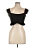 Sans Souci Black Sleeveless Top Size L - photo 1