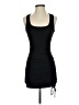 Aqua Solid Black Cocktail Dress Size XS - photo 1