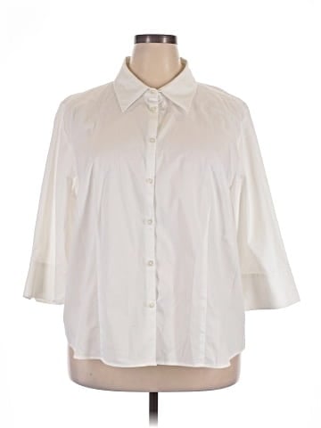 George 3/4 Sleeve Button-Down Shirt (view 1)