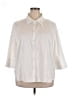George Ivory 3/4 Sleeve Button-Down Shirt Size 22 - 24 - photo 1