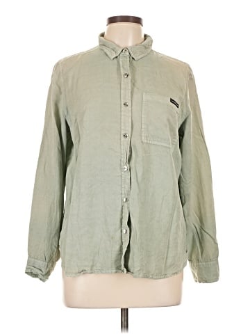 CALVIN KLEIN JEANS Long Sleeve Button-Down Shirt (view 1)
