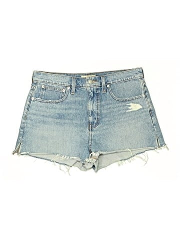 Madewell Relaxed Denim Shorts in Madera Wash: Side-Slit Edition (view 1)