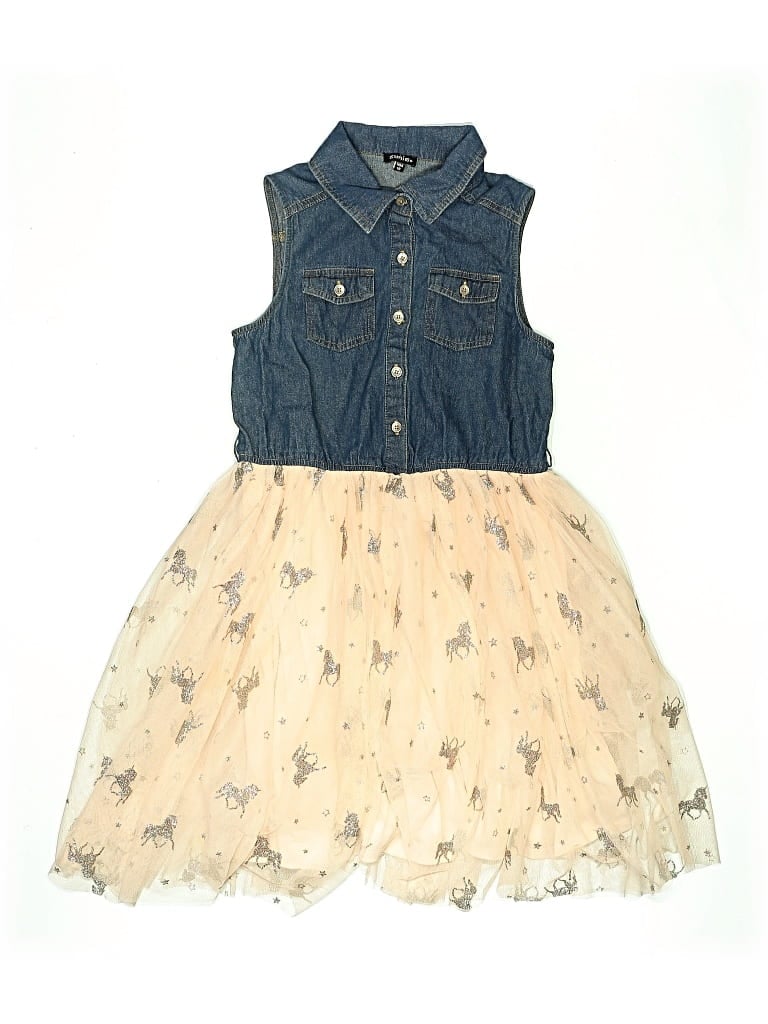 Pre-owned Zunie Kids' Dress In Blue