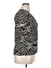 212 Collection 100% Polyester Black Short Sleeve Blouse Size XL - photo 4