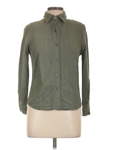 Linda Allard Ellen Tracy Long Sleeve Button-Down Shirt (view 1)