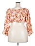 Unbranded Orange 3/4 Sleeve Blouse Size XXL Plus - photo 2