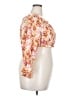 Unbranded Orange 3/4 Sleeve Blouse Size XXL Plus - photo 4