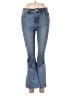 Paige Chevron-herringbone Blue Jeans Size 27 waist - photo 1