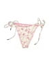 Elysiian Floral Pink Swimsuit Bottoms Size S - photo 1