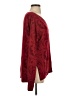 Athleta Paisley Burgundy Pullover Sweater Size S - photo 4