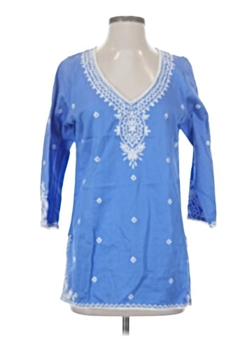 Sigrid Olsen 3/4 Sleeve Blouse (view 1)