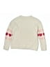 Cupcakes & Cashmere 100% Polyester Hearts Ivory Pullover Sweater Size 10 - 12 - photo 2