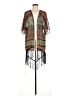 Caroline Morgan 100% Polyester Brown Kimono Size 8 - 10 - photo 1