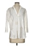 Zara White 3/4 Sleeve Button-Down Shirt Size XS - photo 1