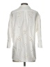 Zara White 3/4 Sleeve Button-Down Shirt Size XS - photo 2