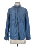 MICHAEL Michael Kors Blue Long Sleeve Button-Down Shirt Size S - photo 1