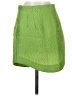 Zara Solid Green Casual Skirt Size S - photo 1