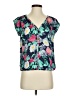 Joie 100% Silk Teal Short Sleeve Silk Top Size XXS - photo 1