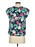 Joie 100% Silk Teal Short Sleeve Silk Top Size XXS - photo 2