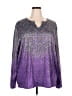 Unbranded Purple Long Sleeve Blouse Size 5X - photo 1