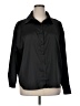 Unbranded 100% Polyester Solid Black 3/4 Sleeve Blouse Size XL - photo 1