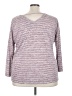 Bobeau Burgundy 3/4 Sleeve Top Size 3X - photo 2