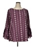 Oddi Purple 3/4 Sleeve Blouse Size 1X - photo 1