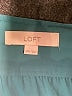 Ann Taylor LOFT 100% Polyester Teal Long Sleeve Blouse Size XS - photo 7