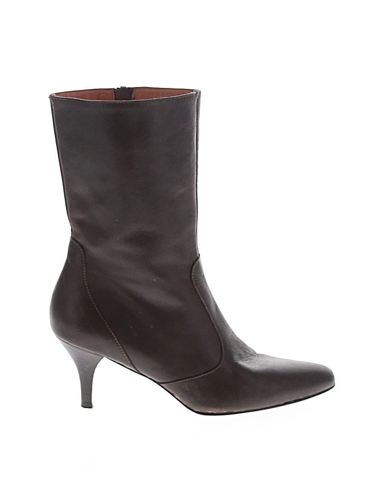 Pre-owned Jcrew Boots In Brown