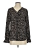 T Tahari 100% Polyester Black Long Sleeve Blouse Size XS - photo 1