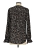 T Tahari 100% Polyester Black Long Sleeve Blouse Size XS - photo 2