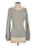 INC International Concepts Metallic Silver Pullover Sweater Size S (estimated) - photo 1