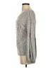 INC International Concepts Metallic Silver Pullover Sweater Size S (estimated) - photo 5