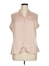 Blooming Jelly Pink Short Sleeve Blouse Size XL - photo 1