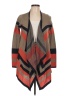 Staccato 100% Polyester Brown Cardigan Size L - photo 1