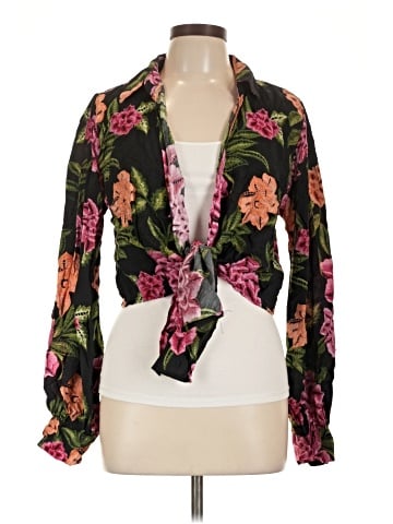Timing Long Sleeve Blouse (view 1)