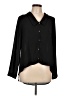 Everly 100% Polyester Black Long Sleeve Blouse Size L - photo 1