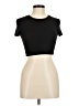Zara Black Short Sleeve Turtleneck Size M - photo 1
