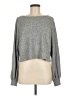 Shein Metallic Gray Pullover Sweater Size 6 - photo 1