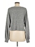 Shein Metallic Gray Pullover Sweater Size 6 - photo 2