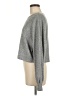Shein Metallic Gray Pullover Sweater Size 6 - photo 5