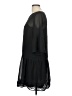 Ann Taylor LOFT 100% Polyester Solid Black Casual Dress Size 6 - photo 5