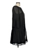 Ann Taylor LOFT 100% Polyester Solid Black Casual Dress Size 6 - photo 4